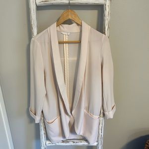 LUSH cream relaxed fit blazer, medium